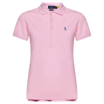 POLO RALPH LAUREN Polo Slim Fit Kragen T-Shirt mit Pony-Logo Pink 211870245 013 140192153
