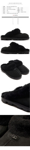 Ugg 25FW Coquette Fur Mule Slippers Black 5125 BLK 150067918 [P]
