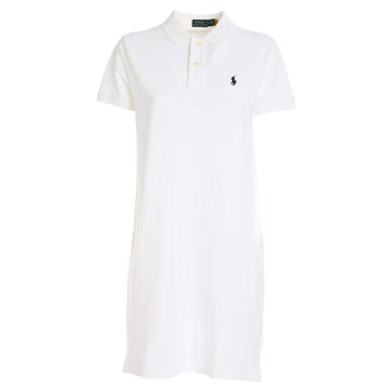 POLO RALPH LAUREN ポロ レディース ポニー刺繍カラー ワンピース ホワイト 211799490 017 140192140