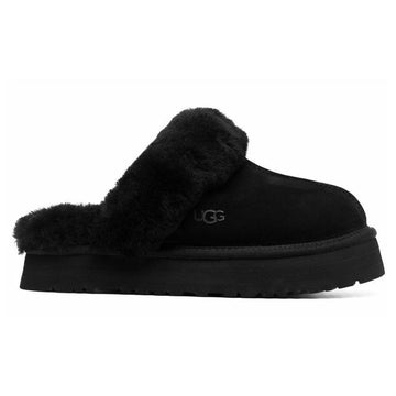 Ugg Disquette Fur Mule Slippers Black 1122550 BLK 150067905