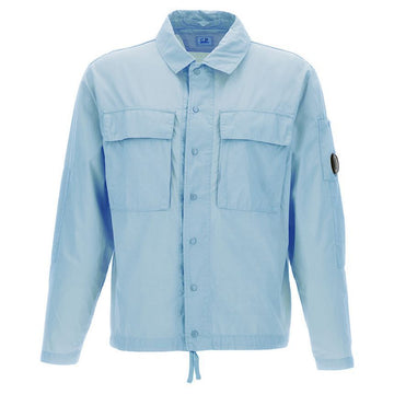 CP COMPANY CP 25SS Lens Wappen Pocket Overshirt Jacket Light Blue 18CMOS237A 005691G 814 139978219