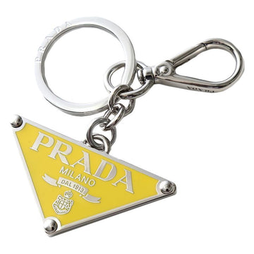 Prada 25SS Triangle Logo Keyring Yellow 2PS057 66A F0377 128857920