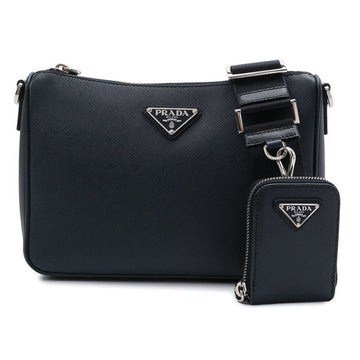 PRADA Saffiano Schulter Crossbody Tasche Schwarz 2VH113 9Z2 F0002 128857154