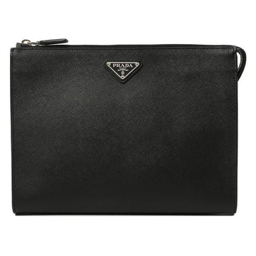 PRADA Saffiano Clutch Bag Schwarz 2VF030 9Z2 F0002 128856845