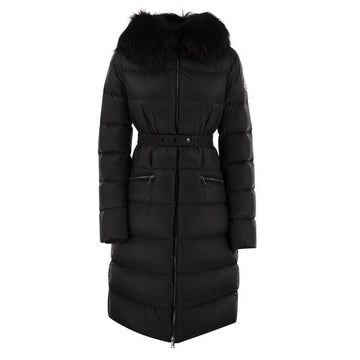Moncler BOEDIC Fur Hooded Padded Jacket Black 1C000 15 595FE 999 148772664