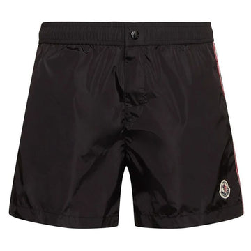 Moncler Logo Patch Swim Shorts Black 2C000 18 53326 999 139865464
