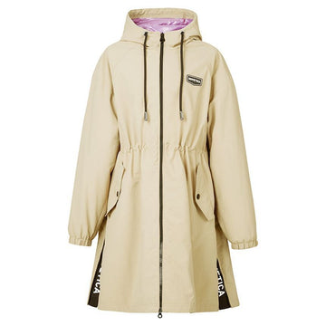 DUVETICA MISURINA ロゴ パッチ フード ジャケット ベージュ 24FW VDWJ90231K0001 121610756