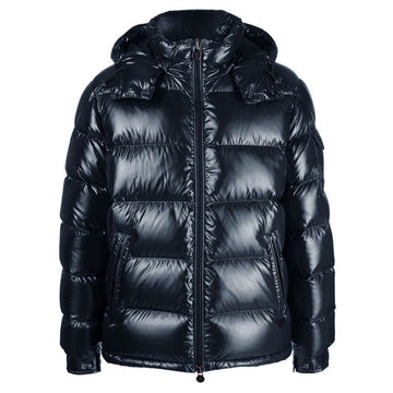 Moncler 25FW MAYA Logo Patch Padded Jacket Navy 1A536 00 68950 742 148772614
