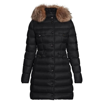 Moncler 24FW HIRMAFUR Logo Patch Long Padded Jacket Black 1A001 85 595FE 999 120539046