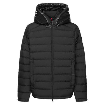 MONCLER CHEVRERIE Logo-Patch Daunenjacke Schwarz 1A001 50 597YW 999 139865448