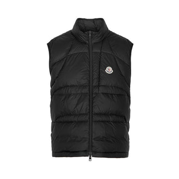 MONCLER 24FW CURSA Logo-Patch Daunenweste Schwarz 1A000 84 M2813 999 120539038
