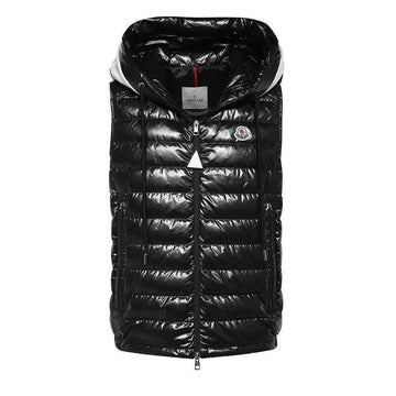 Moncler 24FW AKAISHI Logo Patch Padded Vest Black 1A000 59 596J9 999 120539019