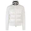 Moncler Logo Patch Mix Padded Jacket White 8G000 01 899V9 033 120538996 [P]