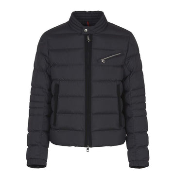 MONCLER SOUILLET Logo Patch Steppjacke Schwarz 1A000 68 54A81 999 120538978
