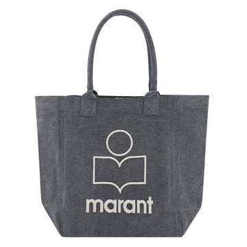 Isabel Marant 25FW YENKY Logo Embroidered Tote Bag Faded Black stamp: PM0001FA A1X19M 02FK 148207961