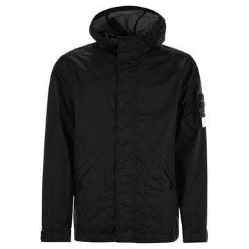 Stone Island Stone 25SS Wappen Patch Membrina 3L TC Hooded Jacket Black 4100093 S0A21 V0029 126605789