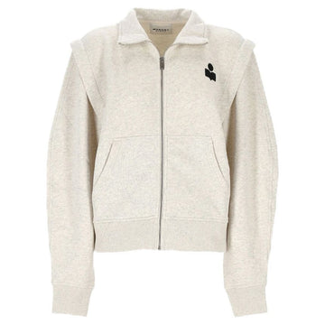 Isabel Marant 25FW MADILIA Half Neck Zip-Up Sweatshirt Ecru SW0159FA A1M07E 23EC 148207914