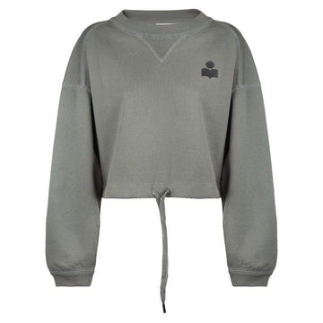 Isabel Marant 25FW MARGO Cropped Sweatshirt Slate SW0005FA A1M07E 02SE 148207912