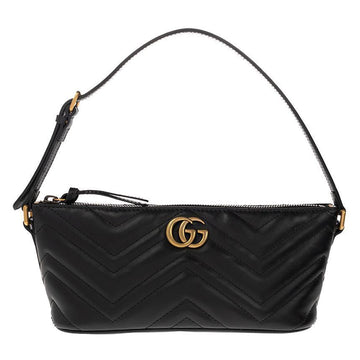 Gucci GG Marmont Matelassé Shoulder Bag Black 739166 AABZB 1000 139592423