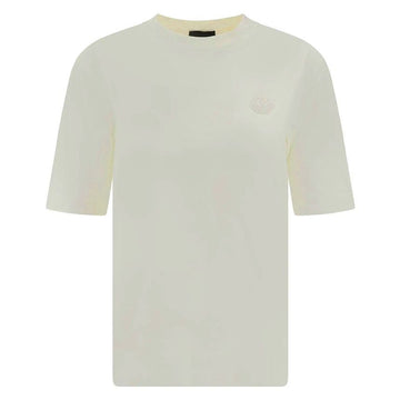 MONCLER 25SS Logo-Patch T-Shirt Ivory 8C000 05 89A17 034 126459591