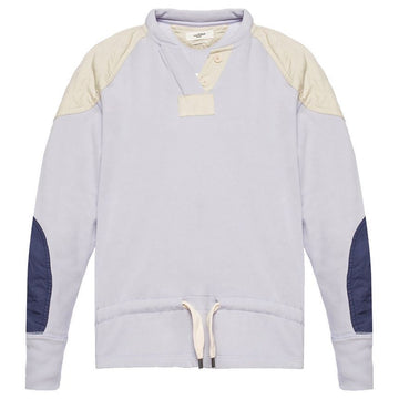 ISABEL MARANT ウェストストリング スウェットシャツ ライトブルー 19A044E 30LU 148207894