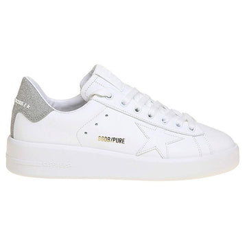 GOLDEN GOOSE 女性用ピュアスタースニーカー ホワイトシルバータブ GWF00197 F000538 80185 139483645