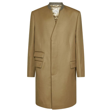MAISON MARGIELA バックステッチシングルコート カーキ 25SS 157 125719942