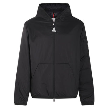 Moncler 25SS MONTEYNARD Logo Patch Hooded Jacket Black 1A000 26 597YD 999 125719833