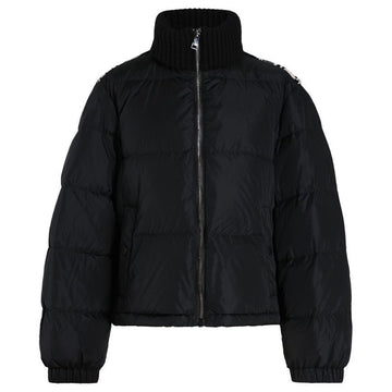 MaxMara Neutro Jacquard Knit Padded Jacket Black 2425486082 004 119577704