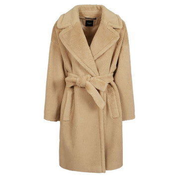 MaxMara Belted Wool Coat Beige 2425016122 020 119577699