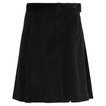 MaxMara ZUCCA Velvet Mini Skirt Black 2425106042 002 119577685