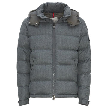 Moncler MONTGENEVRE Hooded Wool Down Jacket Grey 40338 05 54272 940 125719804