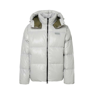 DUVETICA TIFO Logo-Patch Daunenjacke Grau VUDJ30436K0001 GRL 149436019