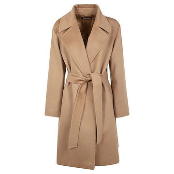 MaxMara Belted Wool Coat Camel 24FW 119577661