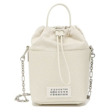 MAISON MARGIELA 5AC スモール バケット クロスバッグ アイボリー P4348 H9368 139344908