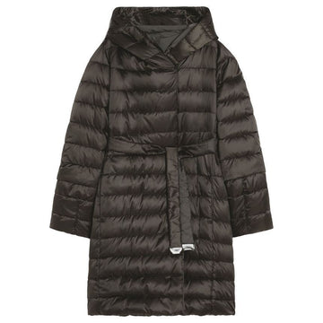 MaxMara Reversible Hooded Padding Jacket Dark Grey 2429496025 098 119577648