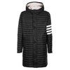 Thom Browne Diagonal Down-Filled Hooded Padded Jacket Black MOD013X 05411 001 139200345 [P]