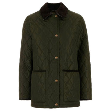 BURBERRY ブロードウェイ ダイヤキルティングジャケット カーキ 8113591 146284446