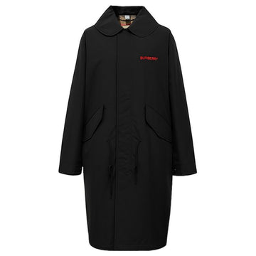 Burberry Verwood Long Fish Tail Coat Black 25FW 8084228 146284444