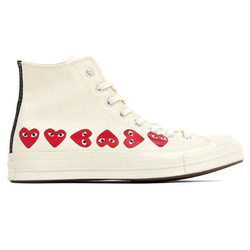 COMME DES GARCONS コンバース チャックテイラー ハイカット アイボリー stamp: AZ-K116-001-2 139000128