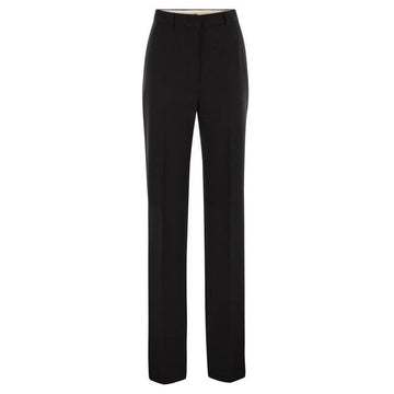 MaxMara Quasar Wool Pants Black 2426136041 005 119577520