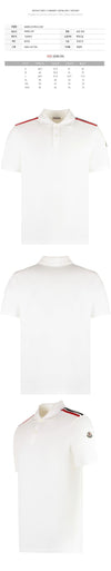MONCLER 24SS RWB Polo-Shirt Weiß 8A000 20 89A16 002 101445209 [P]