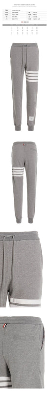 Thom Browne Classic Diagonal Cotton Training Pants Light Grey MJQ008H 00535 068 118712219 [P]