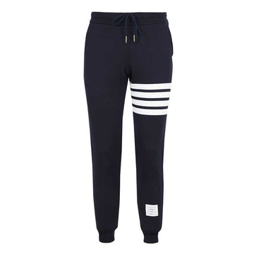 THOM BROWNE Klassische diagonale Baumwoll-Traininghose Navy MJQ008H 00535 461 118712218