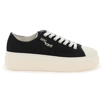 Isabel Marant 24SS AUSTEN Canvas Sneakers Black BK0025FA A3E12S 01BK 93221745