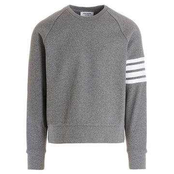 THOM BROWNE 24FW Diagonal Waffle Strickpullover Grau MJT205A 06452 035 118712180