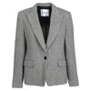 ISABEL MARANT Louison Wollblazer Schwarz-Ecru VE0384FA B3D05E BKEC 118712771 [P]