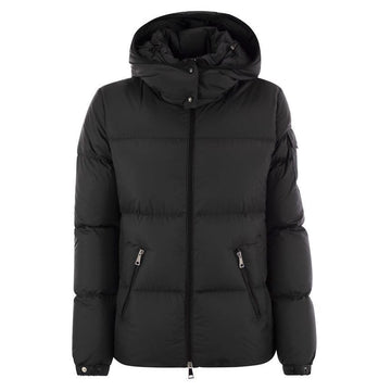 MONCLER FOURMINES logo patch Daunenjacke schwarz 1A001 60 54A81 999 118714440