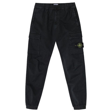 STONE ISLAND ストーン 24FW ワッペン パッチ カーゴ バンディング ジョガーパンツ ブラック 8115313L1 A0129 117911242