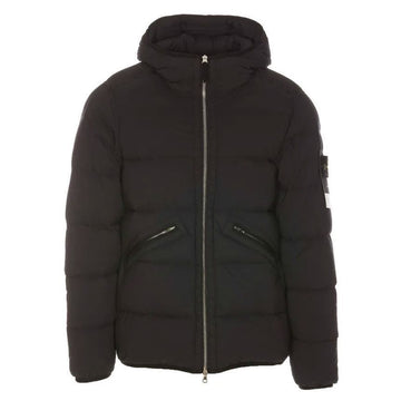 STONE ISLAND ストーン 24FW ワッペン シームレス トンネル フード パディングジャケット ダークグレー 811543128 V0062 117911211